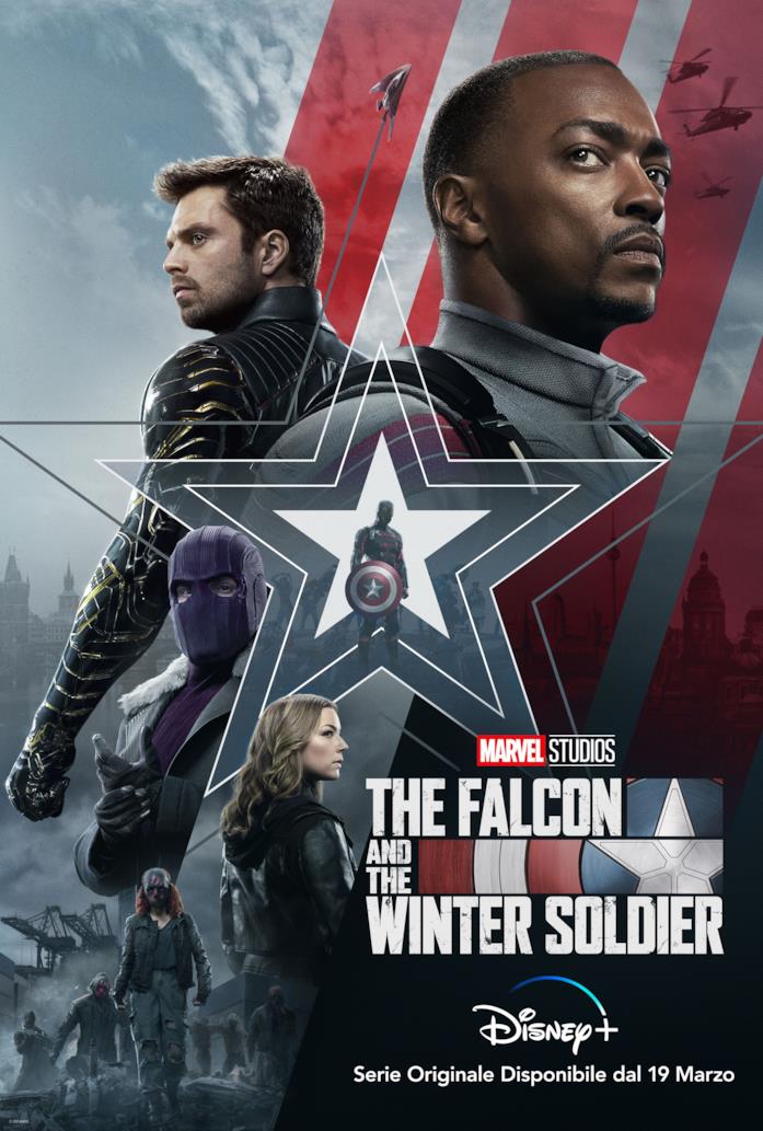 The Falcon and the Winter Soldier, locandina italiana The Falcon and the Winter Soldier debutta il 19 marzo
