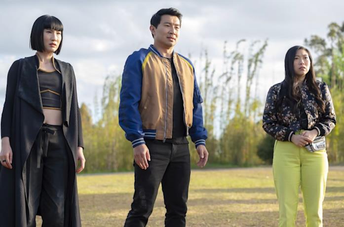 Xialing, Shang e Katy in una scena del film