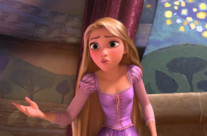 Rapunzel nel film d'animazione