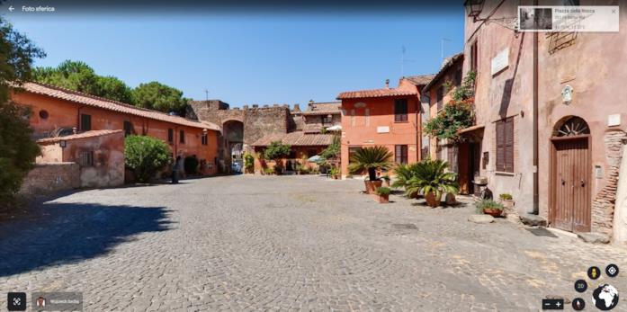Poveri ma ricchi: il paese e le location dov'è stato girato il film Piazza della Rocca nel borgo di Ostia Antica