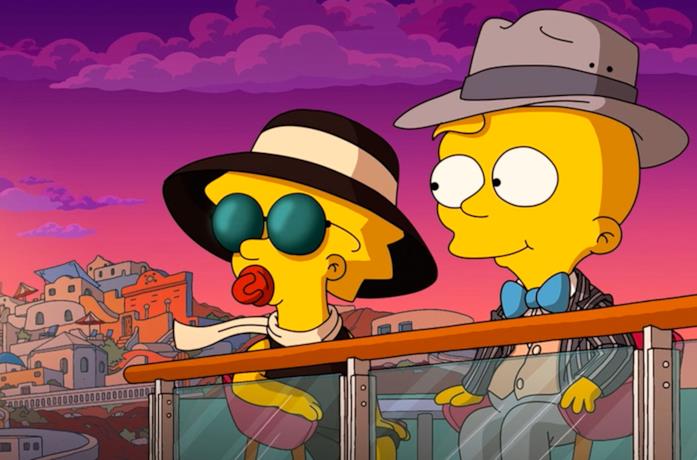 Maggie Simpson e Baby Hudson