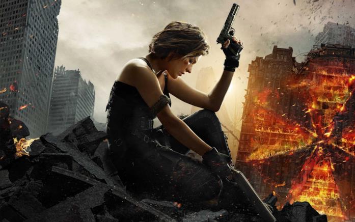 Resident Evil potrebbe diventare una serie TV Milla Jovovich nel poster del romanzo di Resident Evil: The Final Chapter
