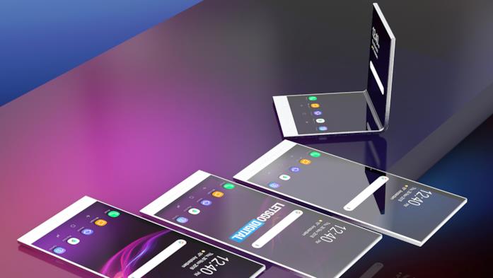 Concept dello smartphone trasparente di Sony