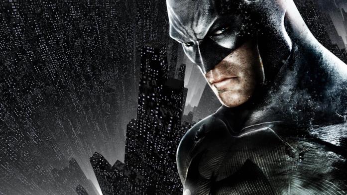 Un primo piano di Batman da Arkham City