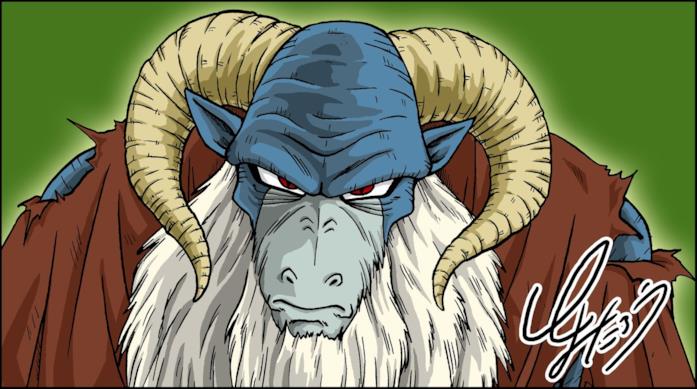 Dragon Ball Super Moro Moro disegnato da Toyotaro