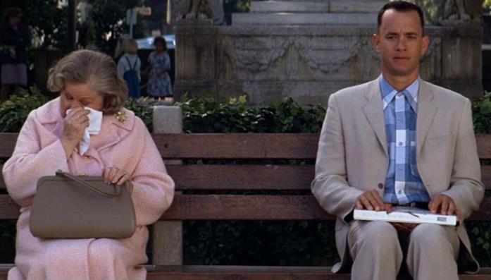 Una scena di Forrest Gump