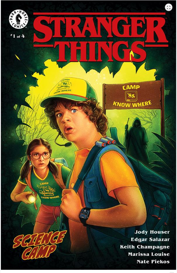 Stranger Things, i fumetti pubblicati in America Dustin e Suzie in campeggio