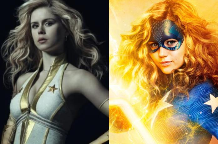 Starlight di The Boys, parodia di Stargirl Primi piani di Erin Moriarty e di Brec Bassinger