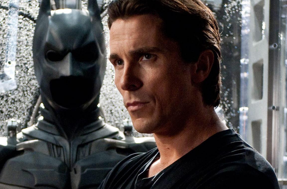 Christian Bale in una scena de Il cavaliere oscuro