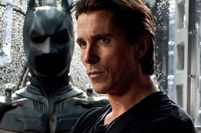 Christian Bale in una scena de Il cavaliere oscuro