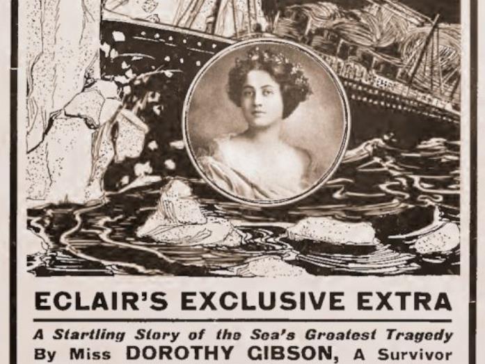 La locandina del film Salvata dal Titanic Salvata dal Titanic era un film con Dorothy Gibson