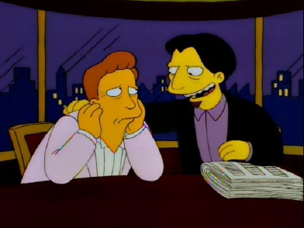 I Simpson: Jeff Golblum è Macarthur Parker in Un pesce di nome Selma I Simpson: Jeff Golblum è Macarthur Parker