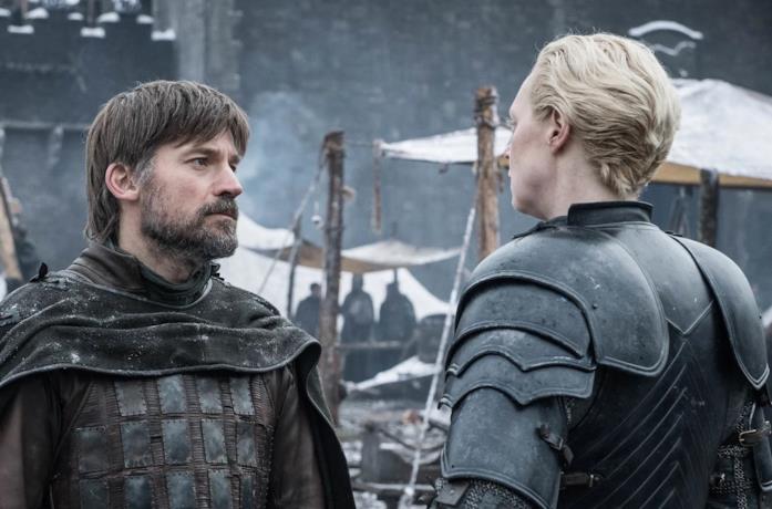 Nikolaj Coster-Waldau e Gwendoline Christie sono Jaime Lannister e Brienne di Tarth
