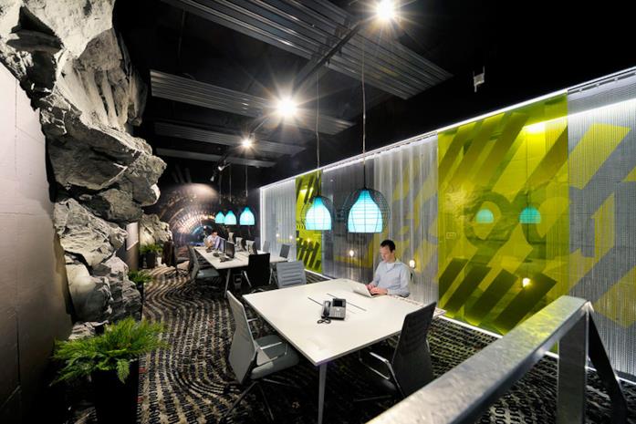 La sede di Google a Zurigo, Svizzera Un interno degli uffici di Google a Zurigo, Svizzera