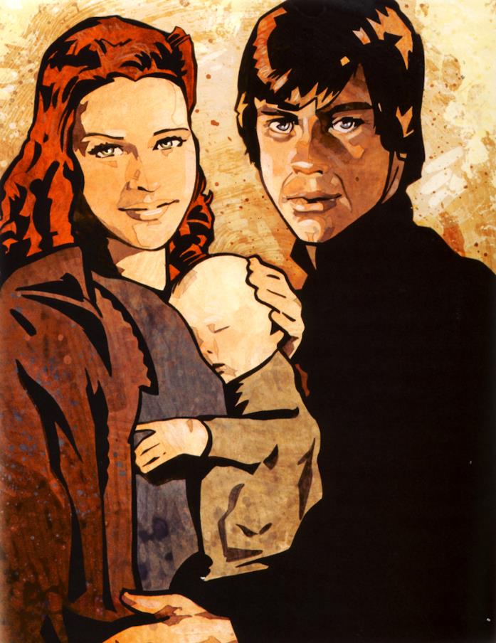 Famiglia Skywalker Immagine della famiglia Skywalker