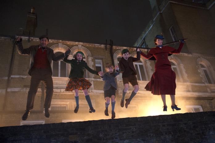 Mary Poppins Una scena di Il ritorno di Mary Poppins