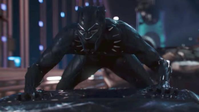 Black Panther in azione in una sequenza del trailer