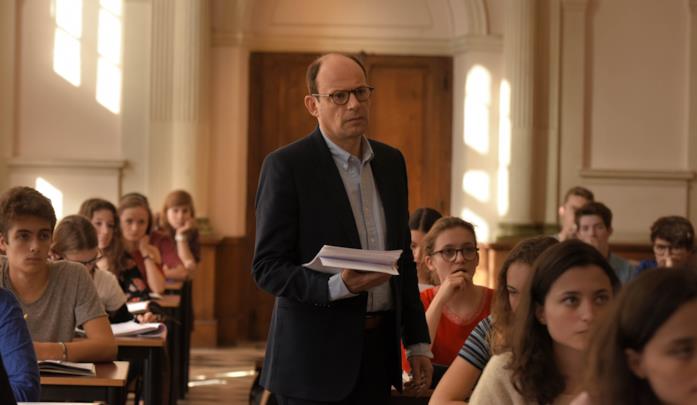 Una scena tratta da Il professore cambia scuola Il professore François Foucault in aula