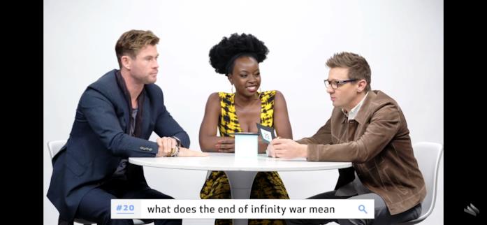 Cosa significa il finale di Infinity War? Gli attori cercano di rispondere alla domanda sul significato del finale di Infinity War