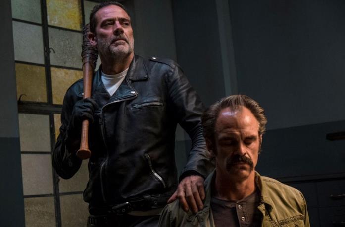 Negan e la sua Lucille in The Walking Dead