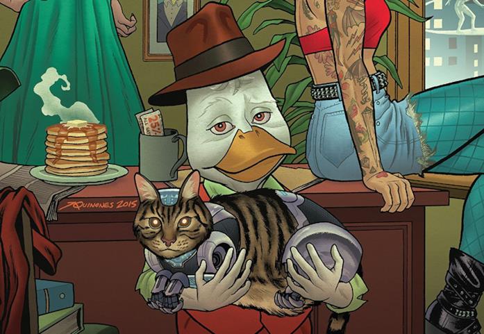 Dettaglio della cover di Howard The Duck Vol. 1: Duck Hunt