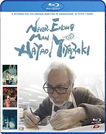 Never-Ending Man: Hayao Miyazaki in Blu-Ray Copertina del Blu-ray di Never-Ending Man: Hayao Miyazaki