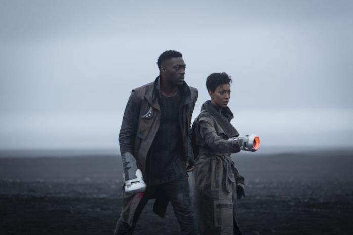 Book e Burnham nella serie Star Trek: Discovery