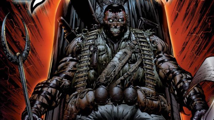 Raoul Bushman, storico nemico di Moon Knight Bushman in una illustrazione tratta da un albo Marvel