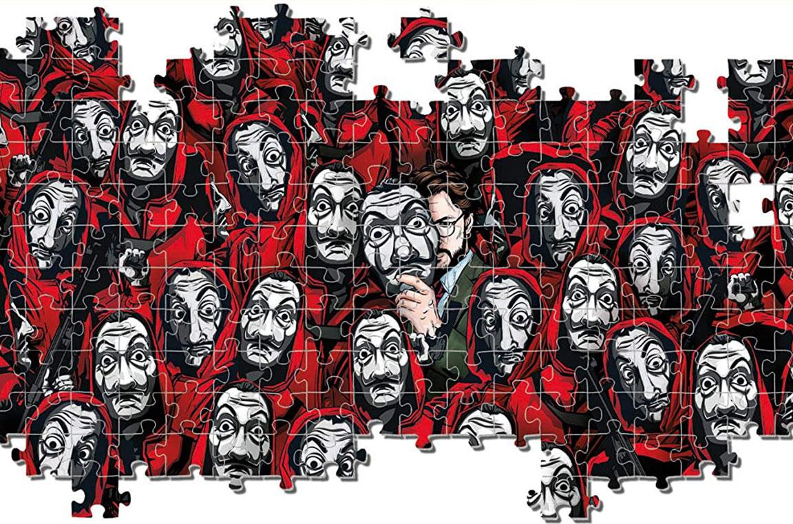 La casa di carta, stranger things e altri puzzle ispirati alle serie TV