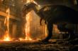Il Baryonyx in una scena del trailer di Jurassic World: Il Regno Distrutto