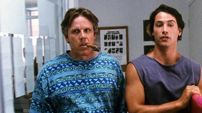 Una scena di Point Break Keanu Reeves e Gary Busay in Point Break
