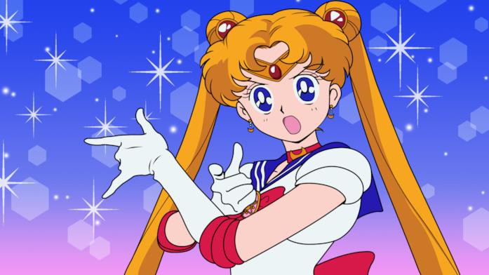 La protagonista in uniforme