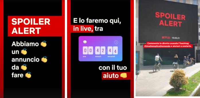 L'iniziativa virale di Netflix per il lancio dello show di Cattelan Netflix rivela Una semplice domanda, lo show di Cattelan, con un'operazione di marketing