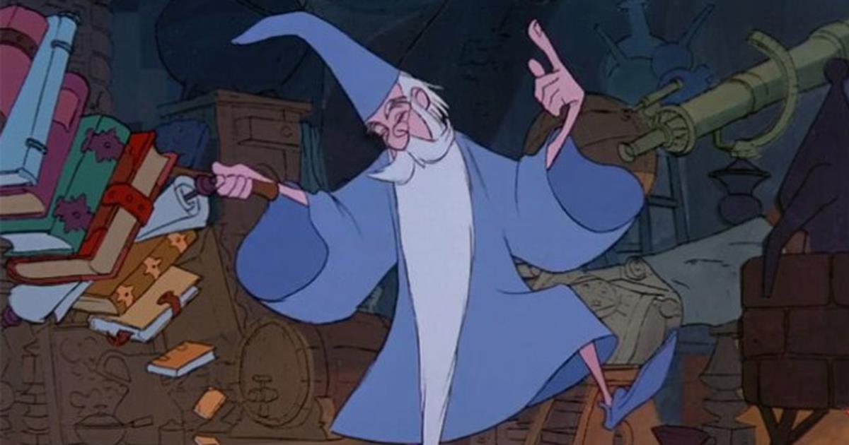 Il Gufo Di Merlino Nella Spada Nella Roccia