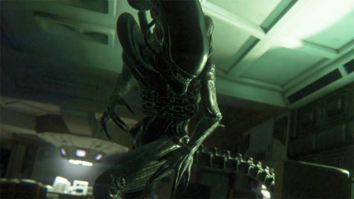 Un'immagine presa dal videogioco Alien: Isolation