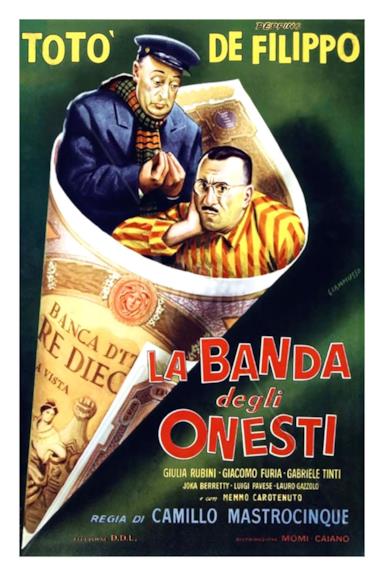 Poster La banda degli onesti