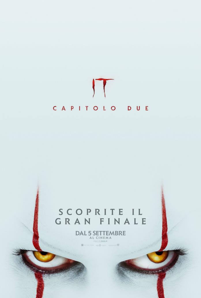 It - capitolo 2 poster italiano Gli occhi di Pennywise nel poster italiano di IT 2