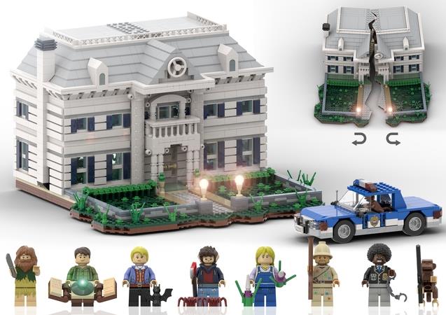 Un'immagine del set LEGO Ideas Jumanji 1995 Jumanji 1995, il set LEGO Ideas supera i 10mila sostenitori