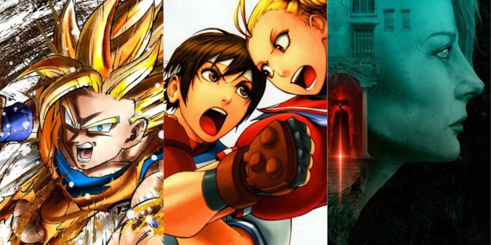 Artwork ufficiali per Street Fighter V, Remothered e Dragon Ball FighterZ