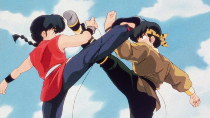 Ranma 1/2, le trasformazioni avrebbero potuto essere a suon di pugni Ranma combatte con il suo rivale