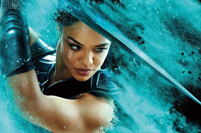 Un'immagine di Valchiria nel poster di Ragnarok