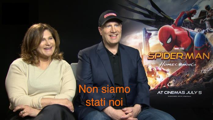 Amy Pascal e Kevin Feige Amy Pascal e Kevin Feige durante il tour promozionale di Spider-Man: Homecoming
