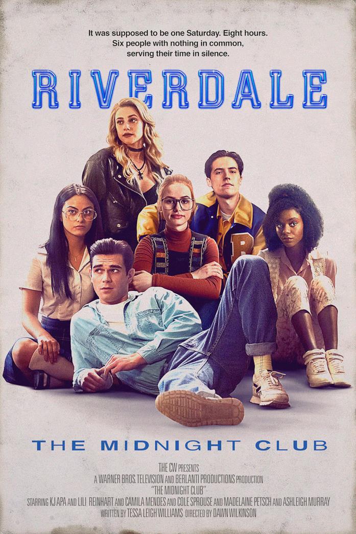 Il poster di Riverdale per l'episodio che omaggia Breakfast Club L'omaggio di Riverdale a Breakfast Club