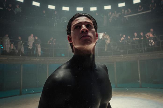 Uno dei protagonisti nell'arena