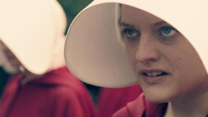 June Osborne di The Handmaid's Tale Primo piano di Elisabeth Moss