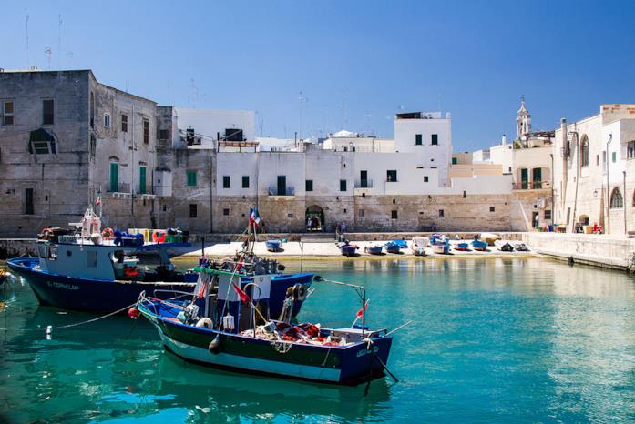 Tutti i luoghi delle riprese de Le indagini di Lolita Lobosco Il porticciolo antico di Monopoli