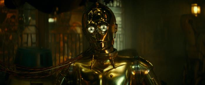 Star Wars: L'ascesa di Skywalker, l'analisi del trailer finale Un primo piano di C-3PO nel film Star Wars: L'ascesa di Skywalker