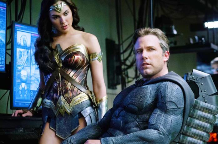 Batman e Wonder Woman in una scena del film