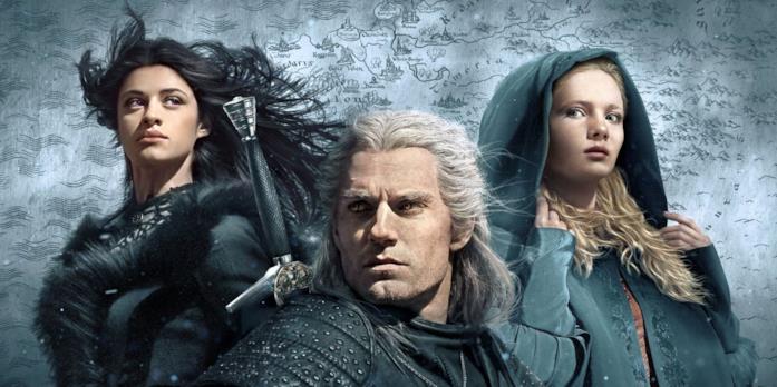 I protagonisti della serie The Witcher Geralt, Ciri, Yennefer