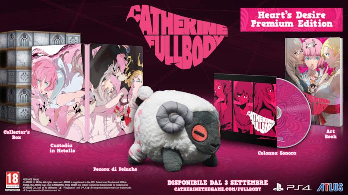 Catherine: Full Body, scopriamo la Premium Edition con tanto di peluche La Premium Edition di Catherine Full Body